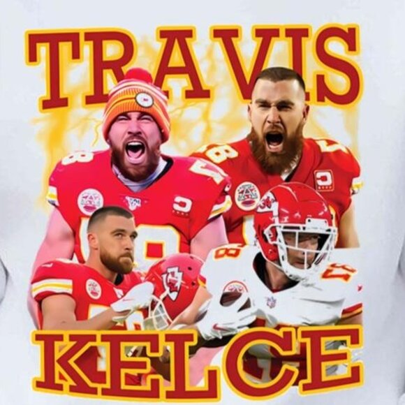 Kansas City Travis Kelce Crewneck Sweatshirt NFL Football Team Fan Apparel 17 - Picture 2 of 6